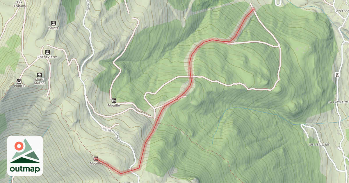 Map of La Joux