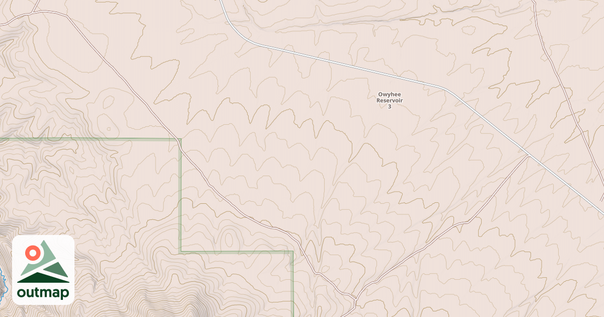 Map of NORTH QUINN RIVER