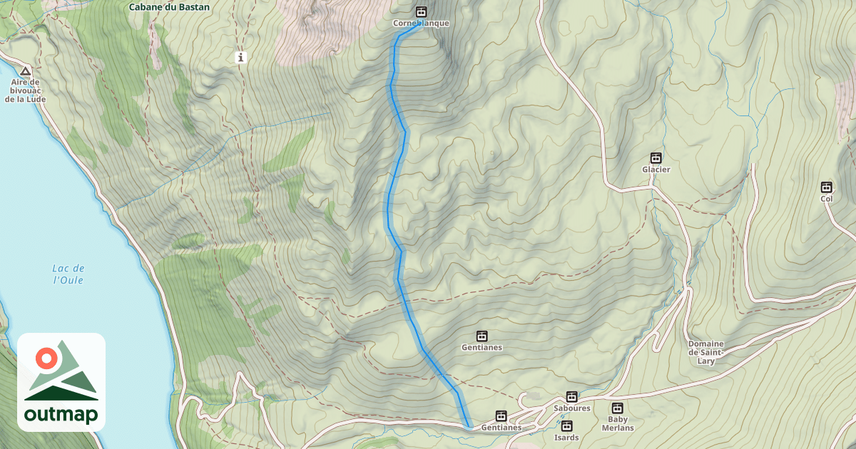Map of Corneblanque