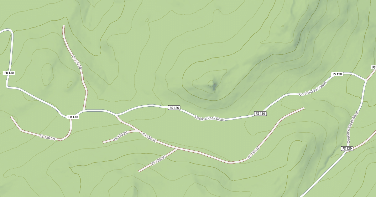 Map preview of CONICAL PEAK