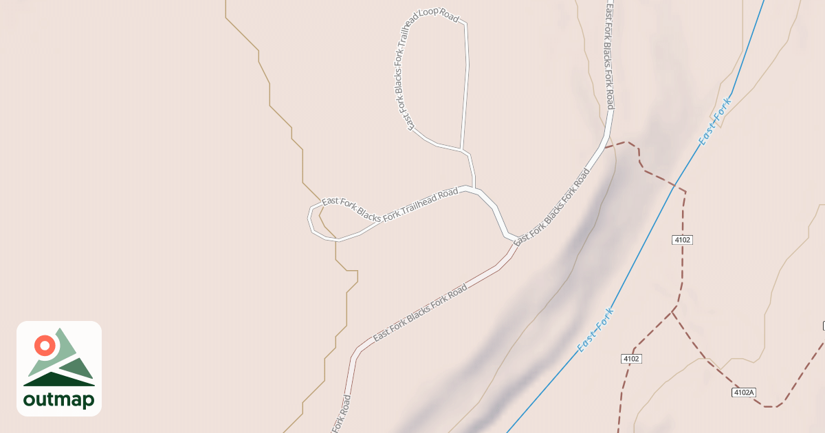 Map of EAST FK. BLACKS FK. T.H.