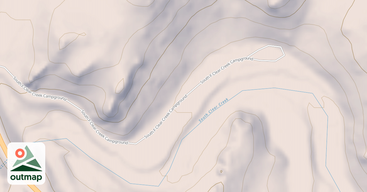 Map of SOUTH FORK C.G.