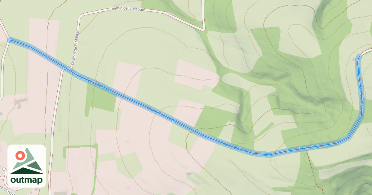 Map of Chemin de Curot