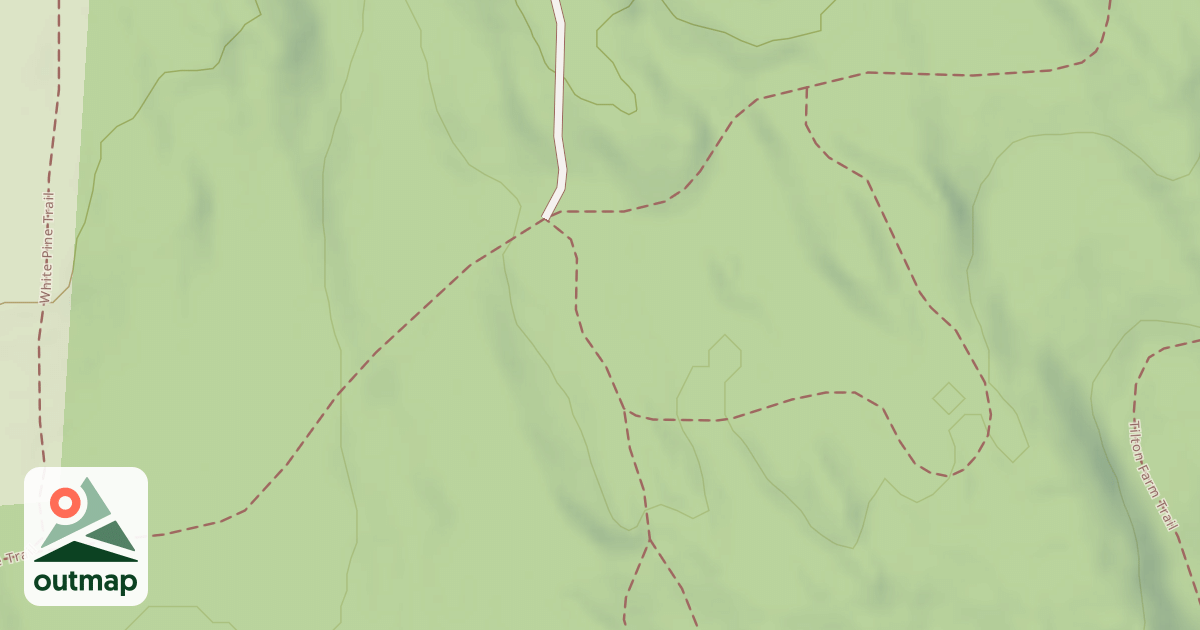 Map of Tilton Farm Trail