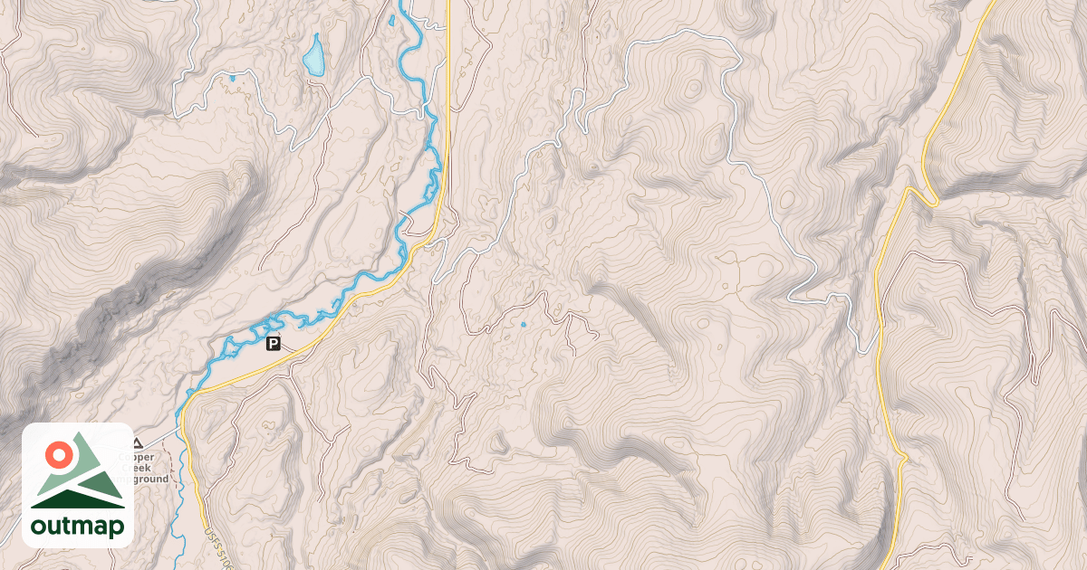 Map of HAPPY CREEK SNOWMOBILE