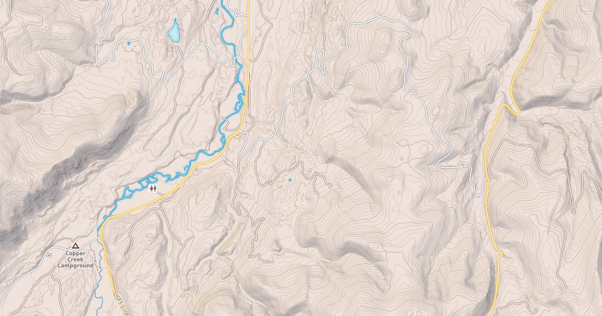 Map preview of HAPPY CREEK SNOWMOBILE
