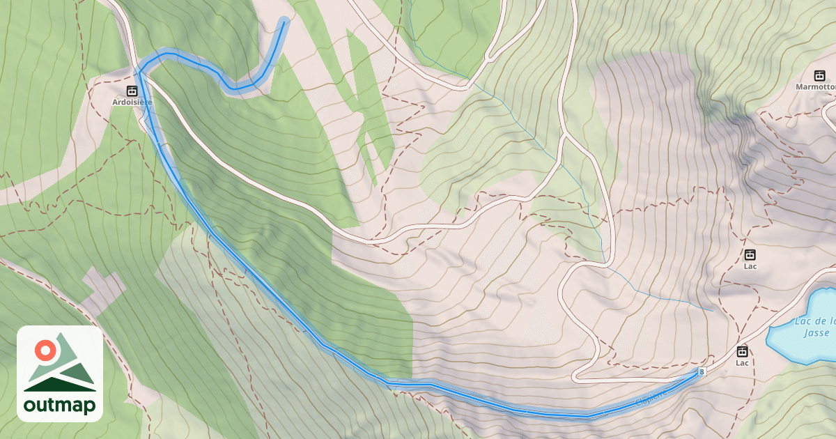 Map of Clapierre