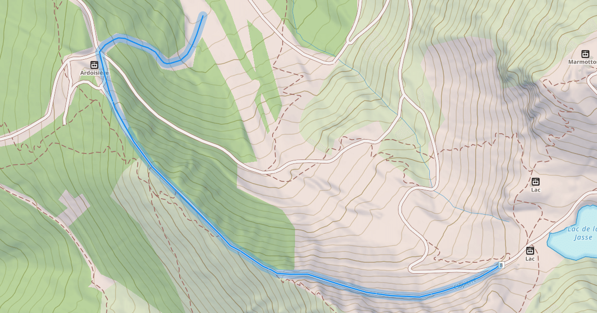 Map preview of Clapierre