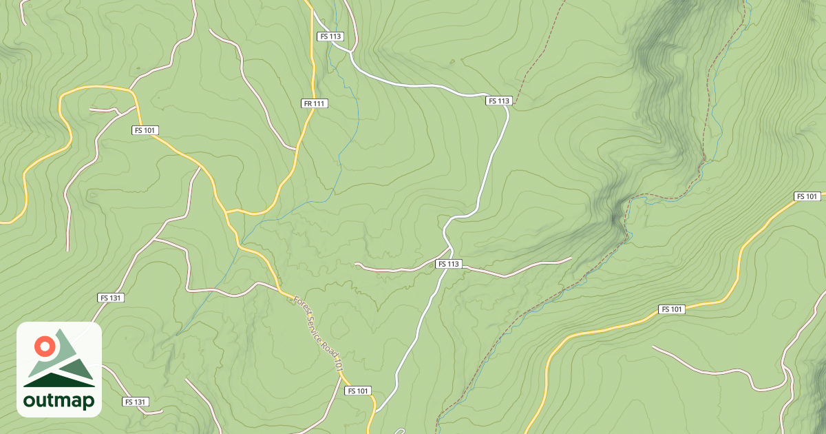 Map of CARLSON CREEK