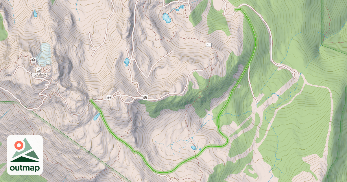Map of Burnt Stew Trail