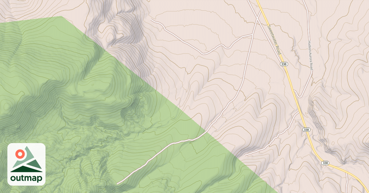 Map of SPUR ROAD