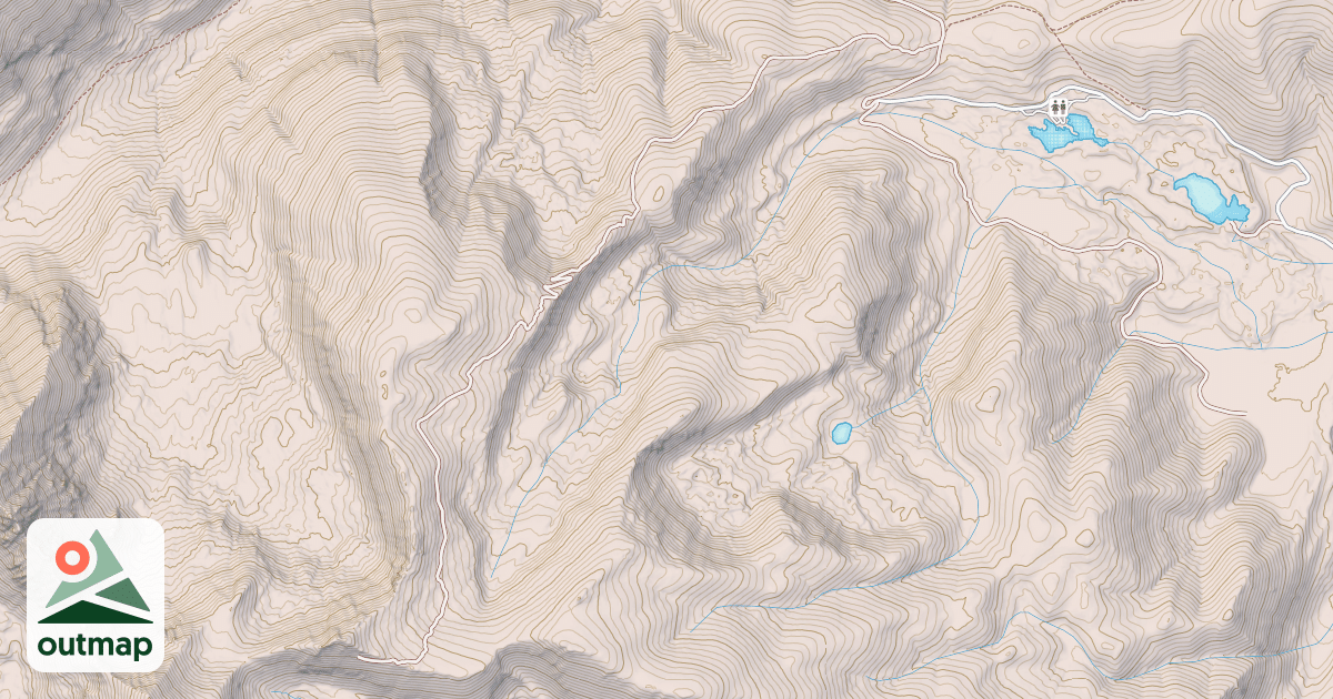 Map of BLAINE MOUNTAIN