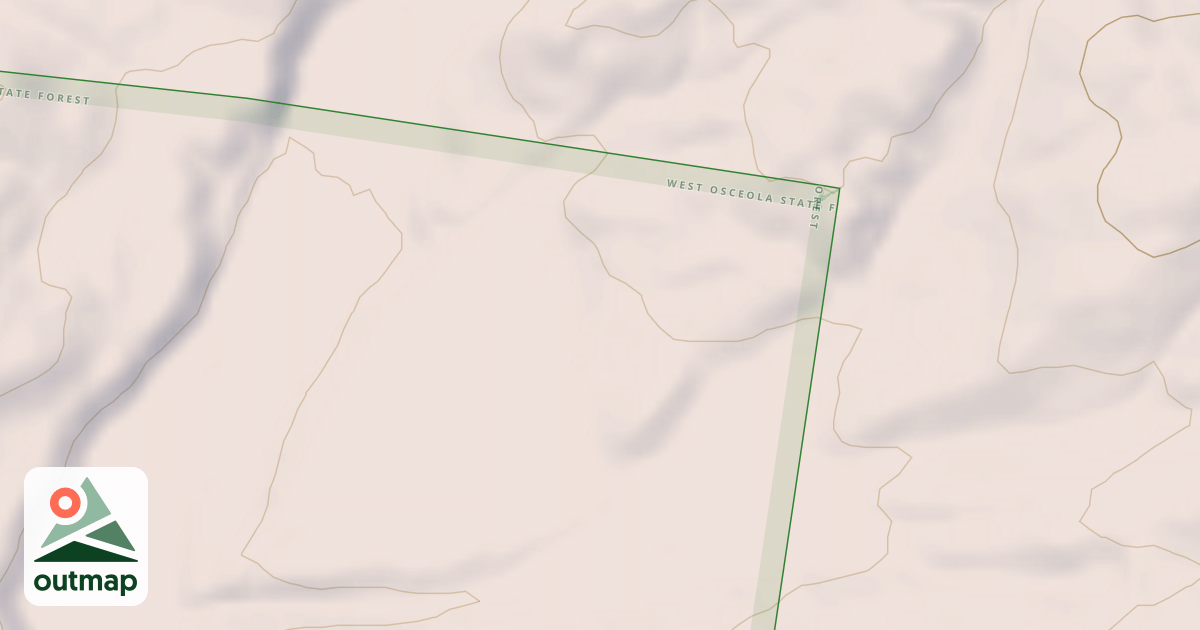 Map of Snowmobile Trail