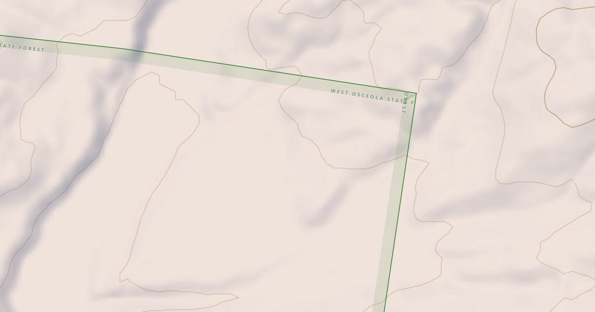 Map preview of Snowmobile Trail