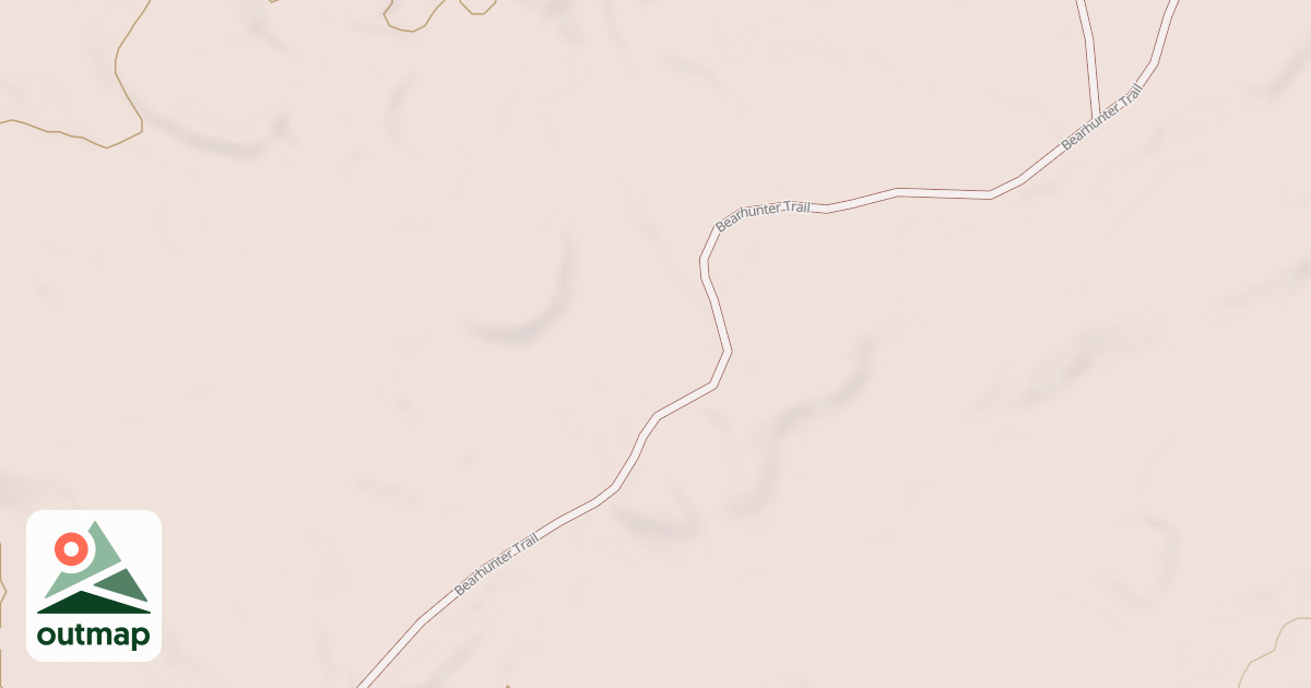 Map of Straight Arrows Trail