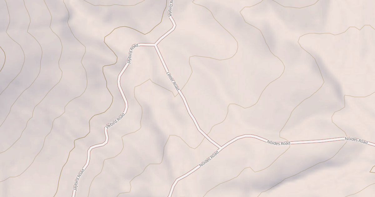 Map preview of LETTER ROAD