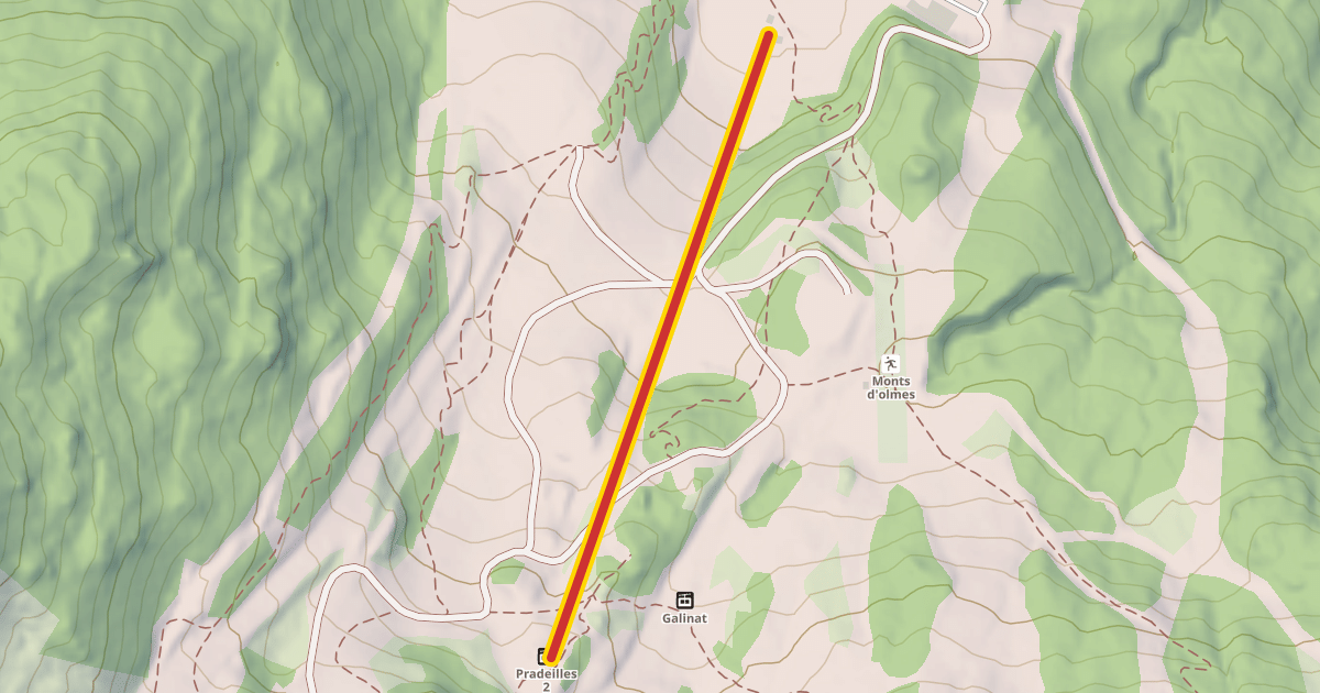 Map preview of Pradeilles 1