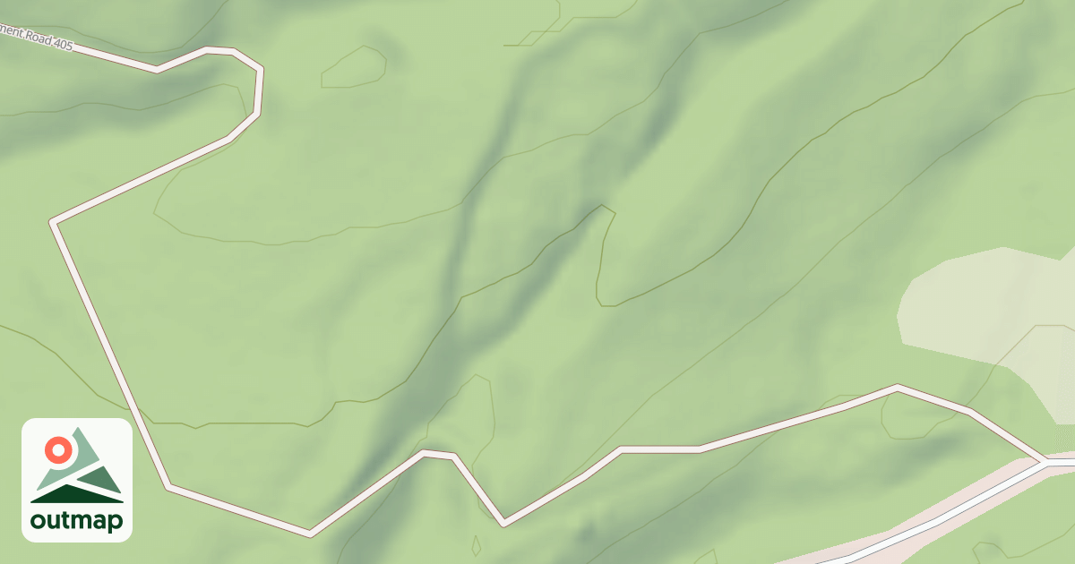 Map of USFS Motor Vehicle Use Map Roads {97E6B713-0736-4243-B8E1-76312CE9631D}