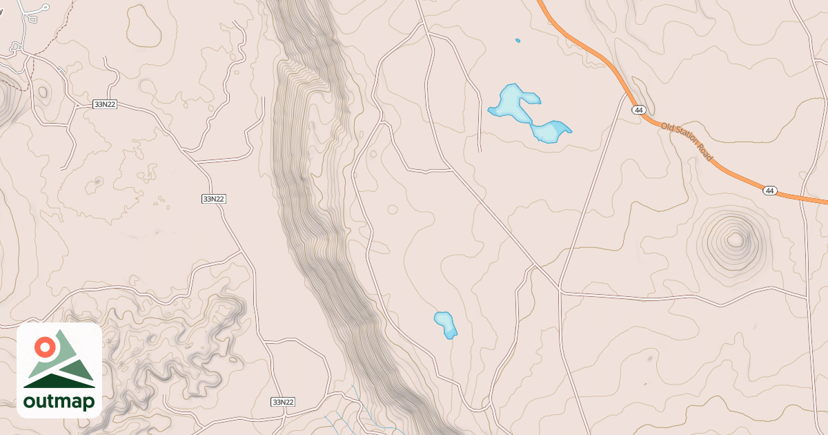 Map of BAKER LAKE SPUR