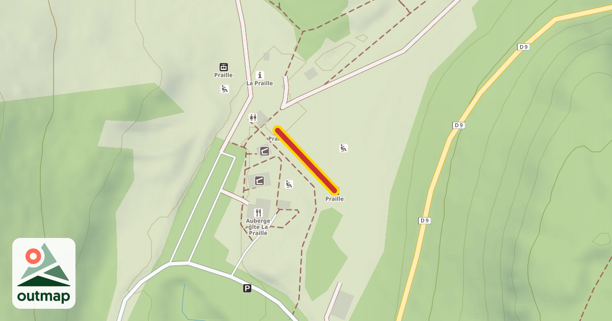 Map of Praille