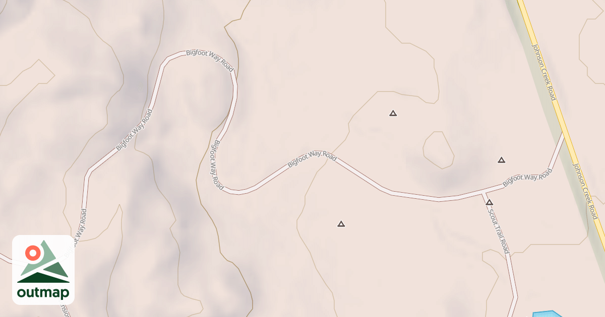 Map of BIGFOOT WAY