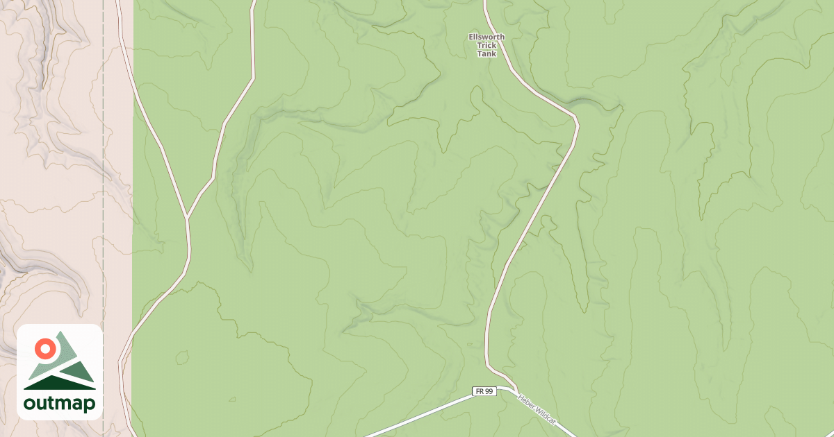 Map of USFS National Forest System Roads {A0693063-5625-4D9E-9126-2A46F4D7BAB1}