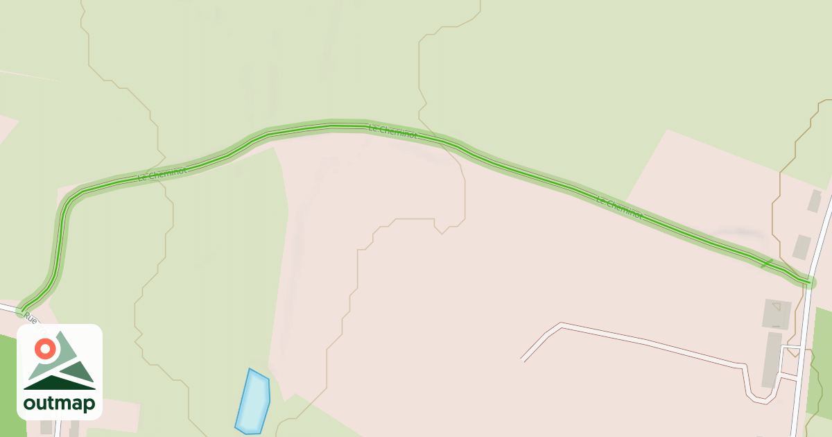 Map of Le Cheminot