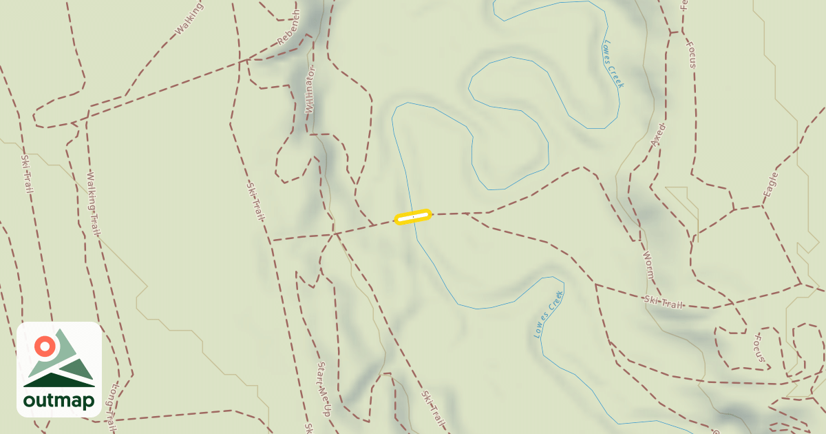 Map of Ski Trail