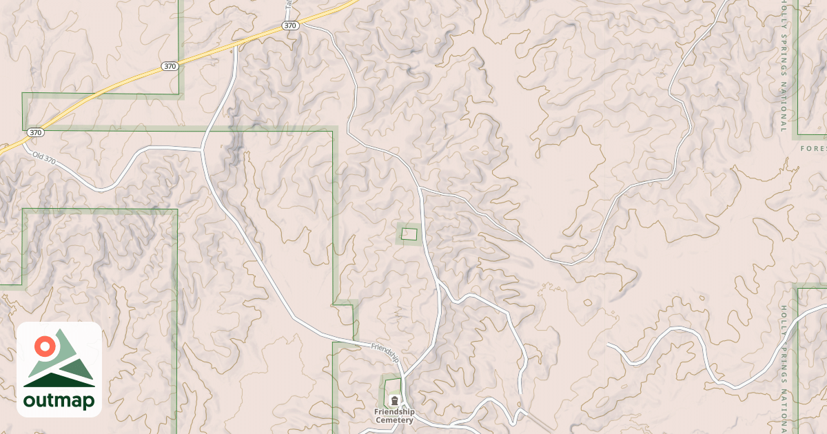 Map of YELLOW RABBIT LAKE