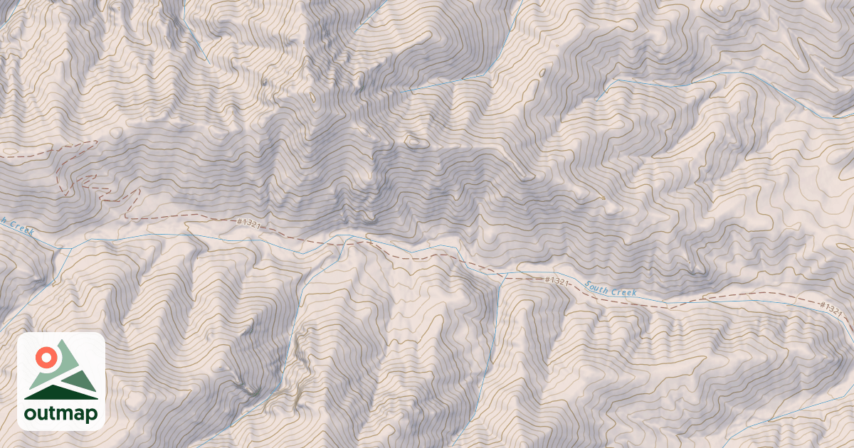 Map of South Creek