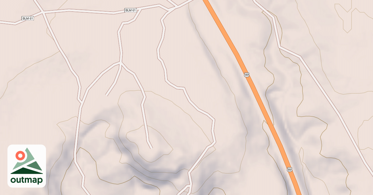 Map of BLM National GTLF Public Motorized Roads 410bd629-08ab-41cf-aaee-2dc814c66644