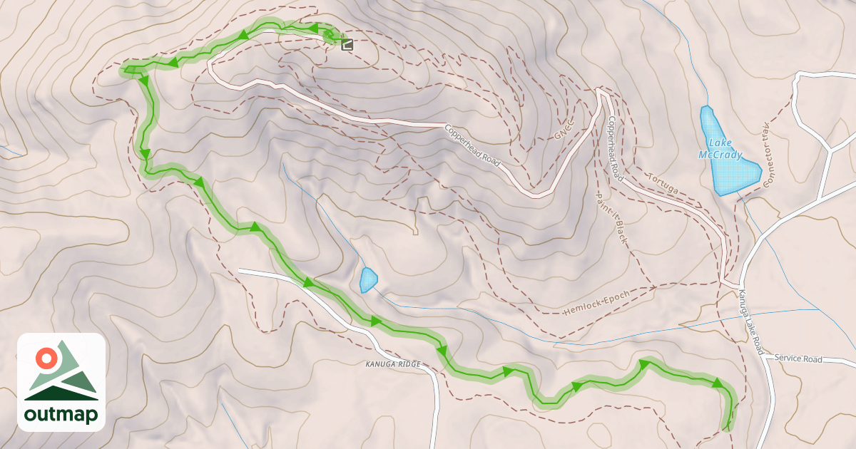 Map of Evergreen