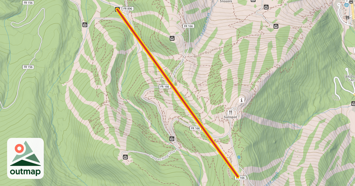 Map of Olympia Express