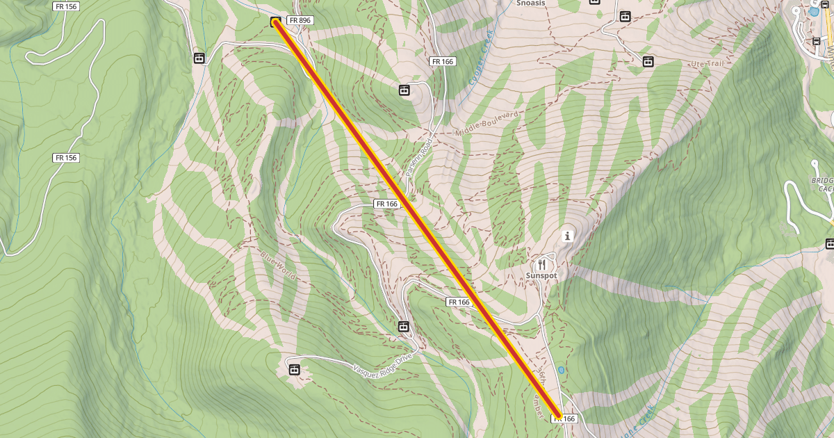 Map preview of Olympia Express