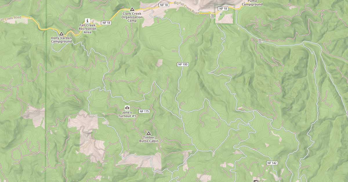 Map preview of ANDY CREEK