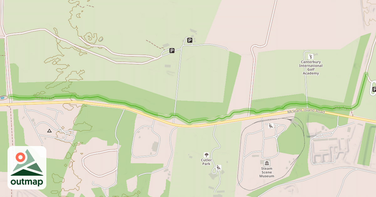 Map of MTB Track