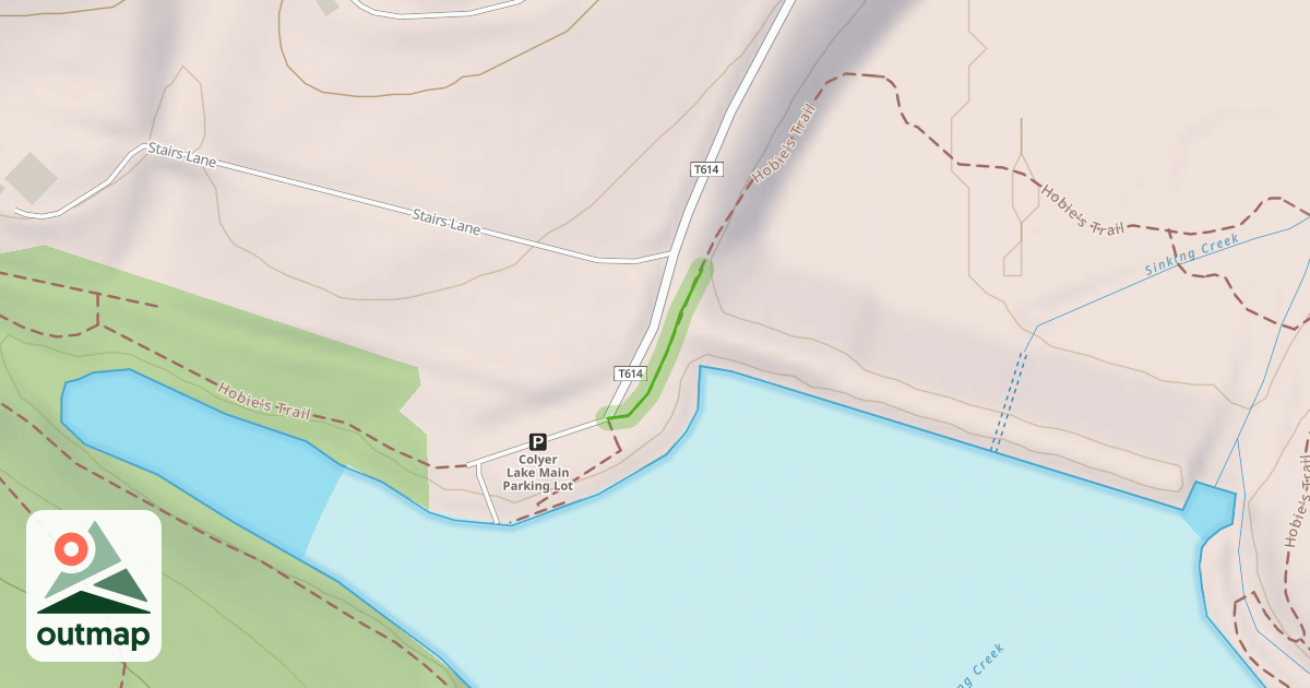 Map of Hobie's Trail