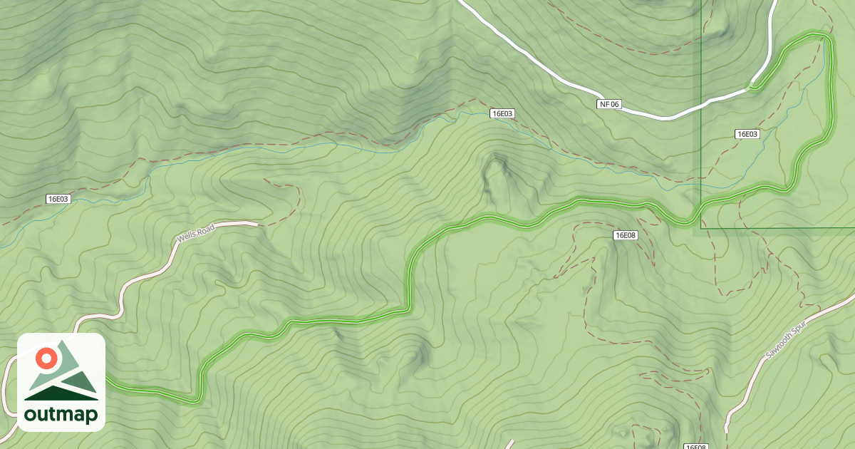 Map of Western States Trail