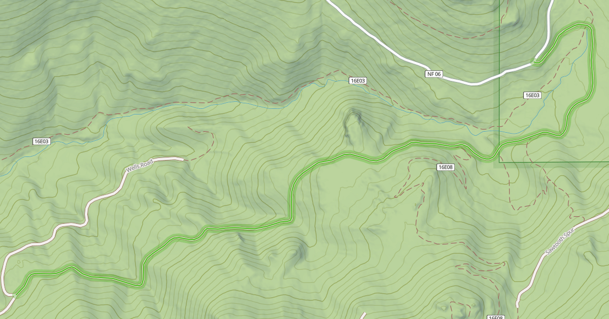 Map preview of Western States Trail