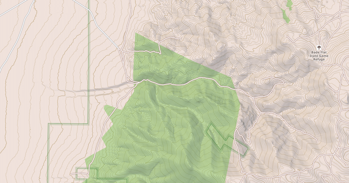 Map preview of VEATCH CANYON