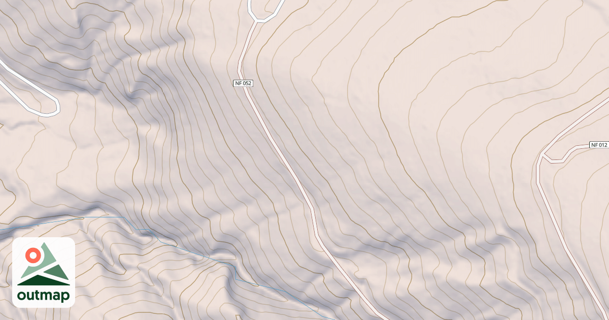 Map of DRY HILL