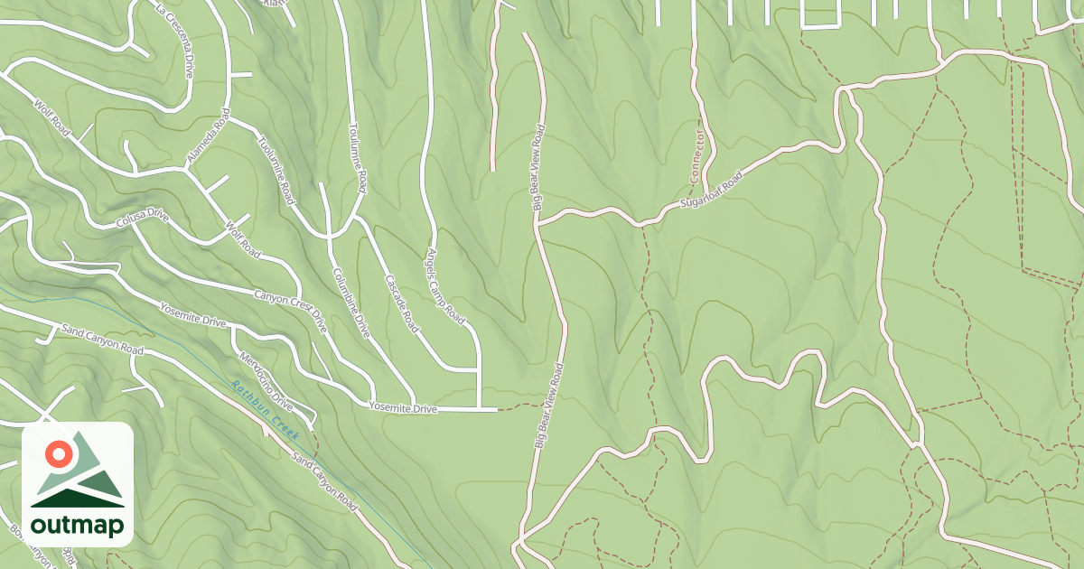 Map of BIG BEAR VIEW