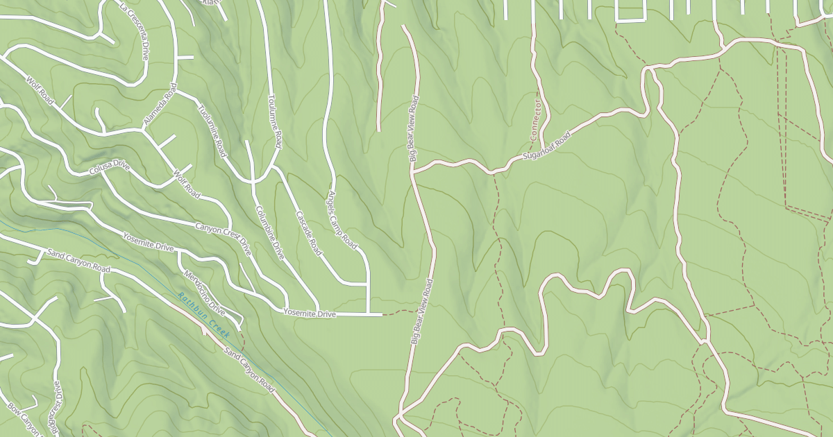 Map preview of BIG BEAR VIEW