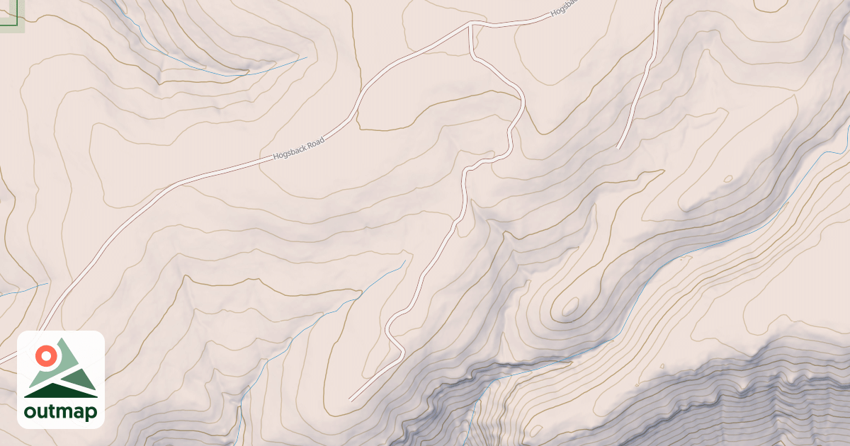 Map of HOGBACK S