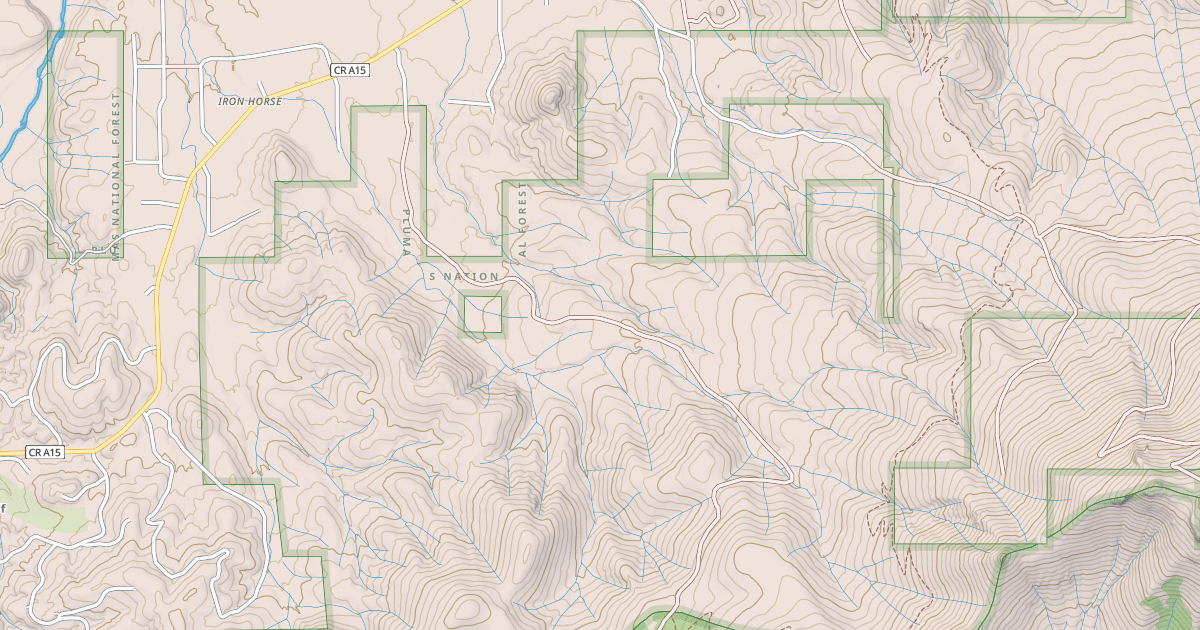 Map preview of CARMEN CREEK