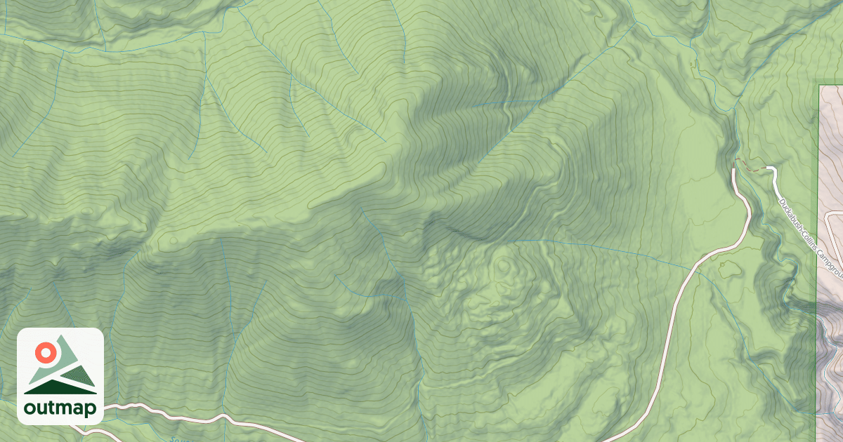 Map of USFS National Forest System Roads {335FBF0D-D4C2-41D0-BFC2-55386DC77871}