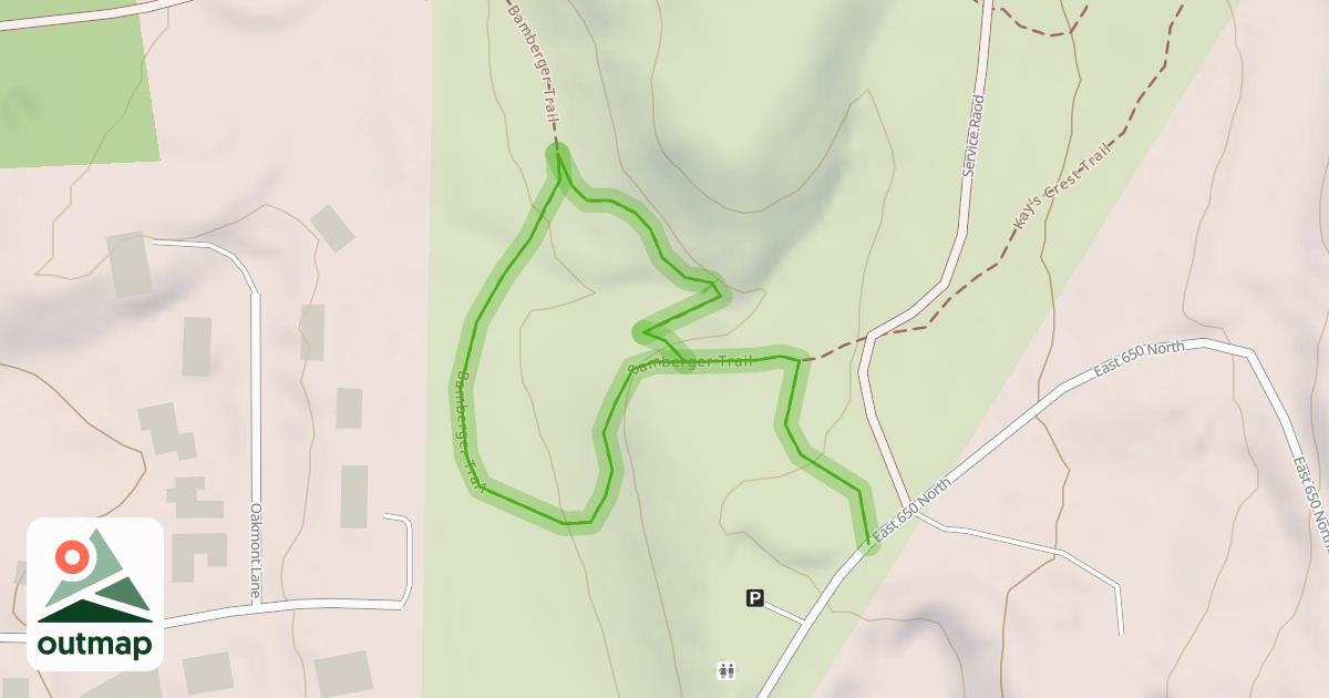 Map of Bamberger Trail