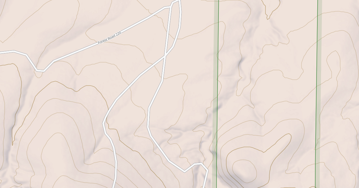 Map preview of USFS National Forest System Roads {6E7645C0-18BF-41C0-A537-403D47EFBFF1}