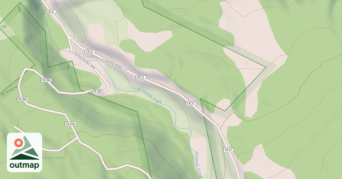 Map of County Road 52