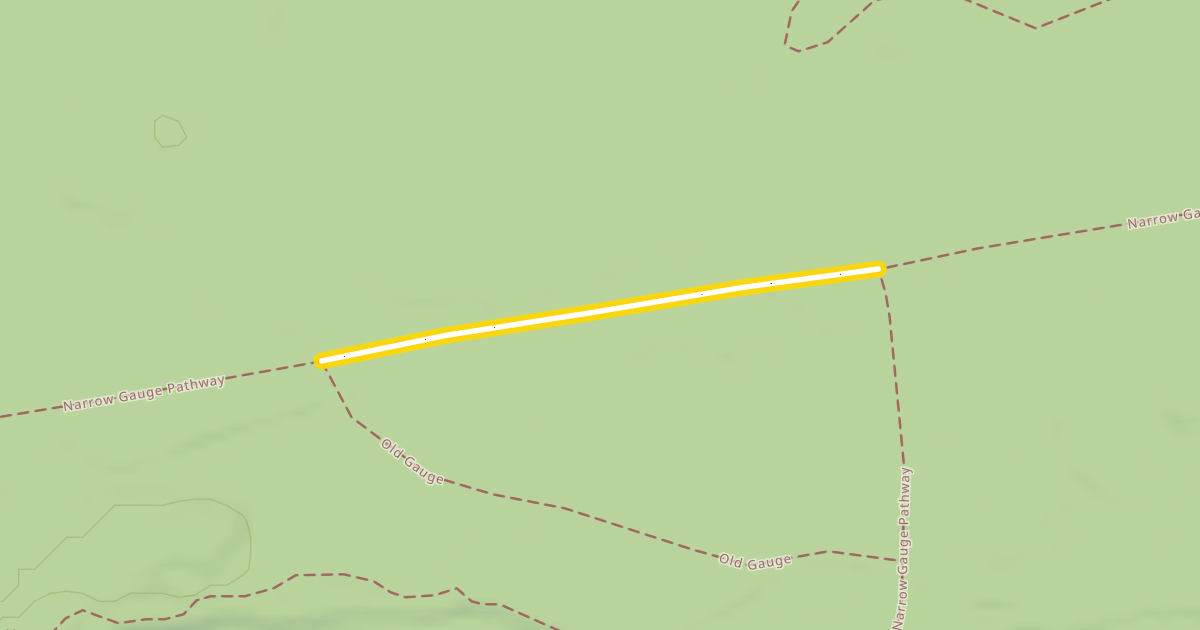 Map preview of Narrow Gauge Pathway